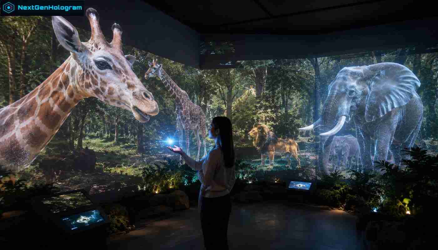 Interactive 3D Hologram Zoo Solutions for Wildlife Parks